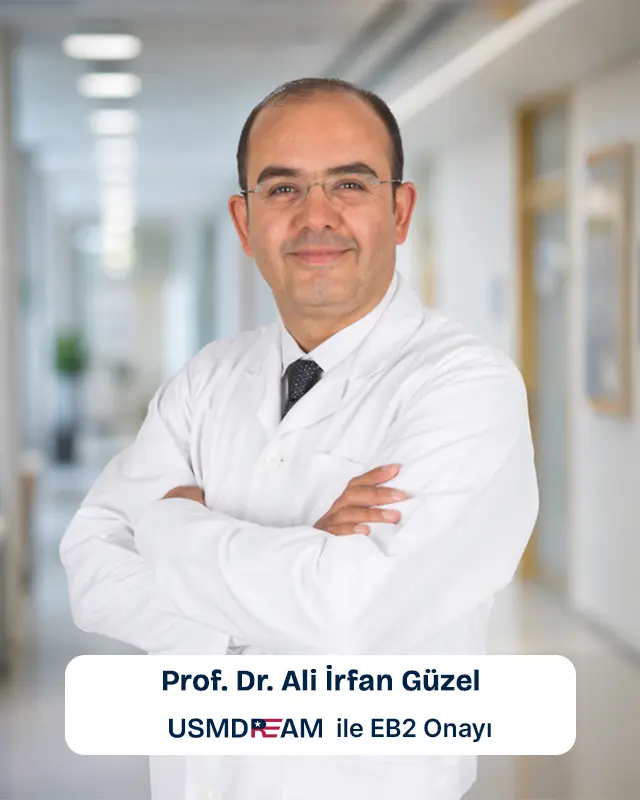 EB2 vizesi ile ABD’de Green Card alan Prof. Dr. Ali İrfan Güzel – USMDREAM