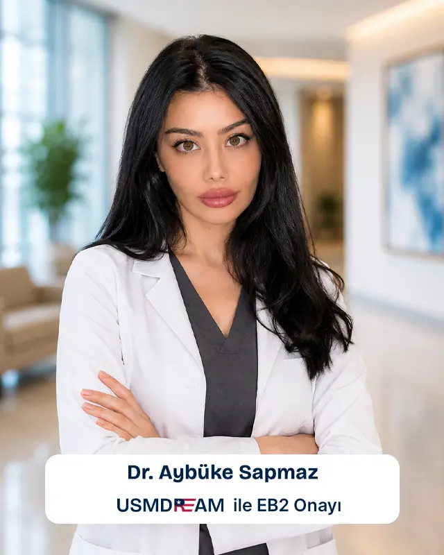 EB2 vizesi ile Green Card alan Dr. Aybüke Sapmaz – USMDREAM