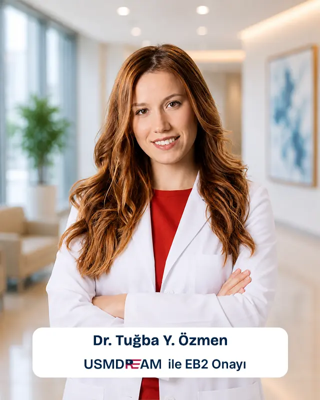 EB2 vizesi ile Green Card alan Dr. Tuğba Y. Özmen – USMDREAM