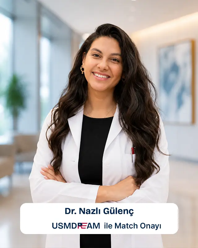 USMLE match süreci ile ABD’de doktorluk yolculuğuna başlayan Dr. Nazlı Gülenç – USMDREAM