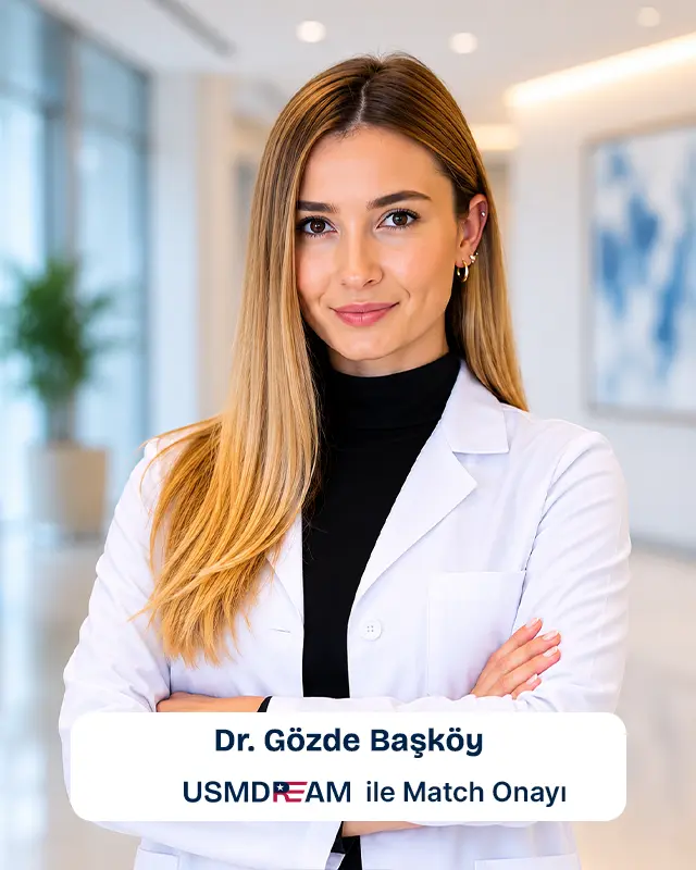 USMLE sonrası ABD’de match olan Dr. Gözde Başköy – USMDREAM
